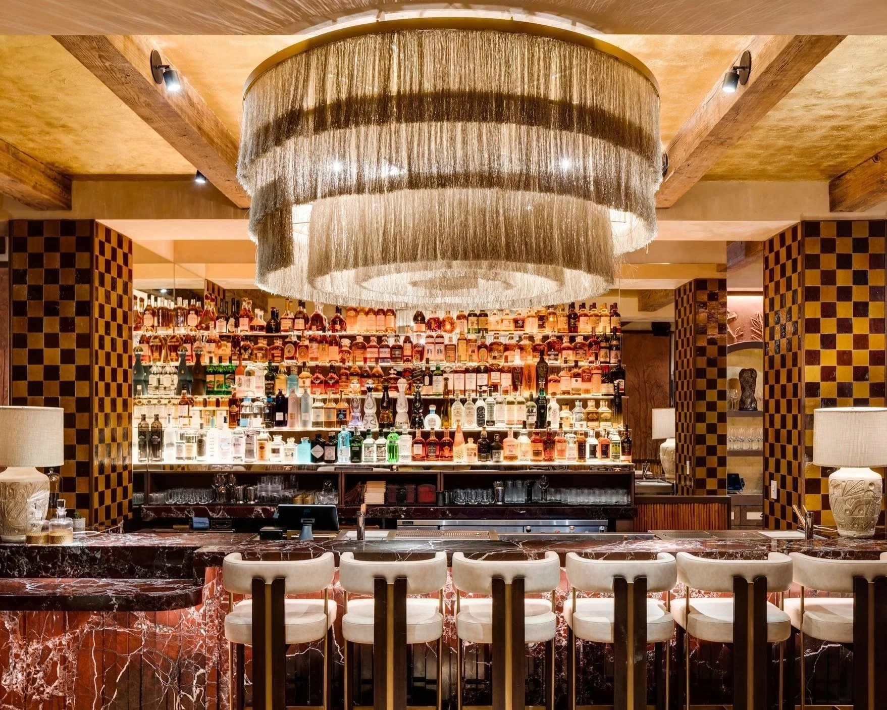 Elegant restaurant interior